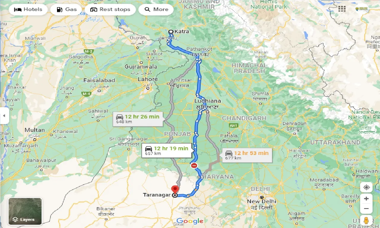 katra-to-taranagar-one-way