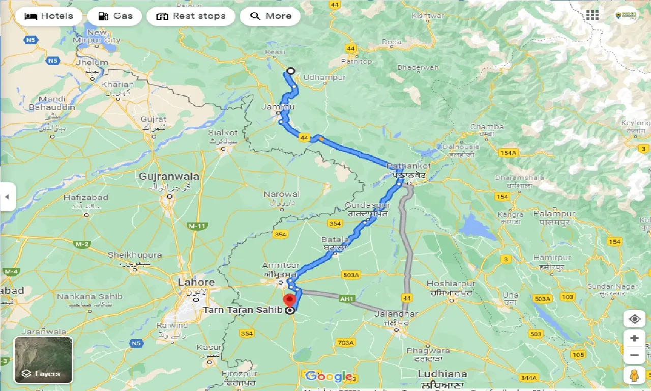 katra-to-tarn-taran-sahib-one-way