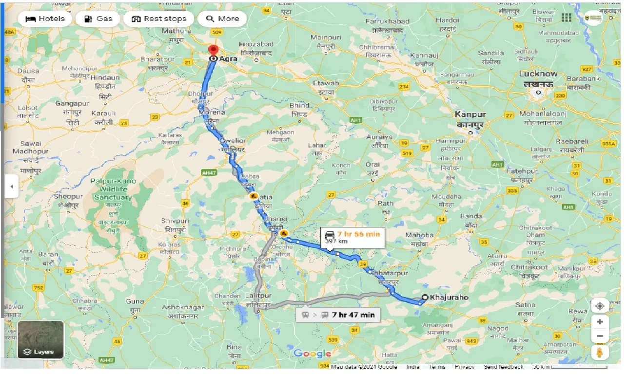 khajuraho-to-agra-round-trip