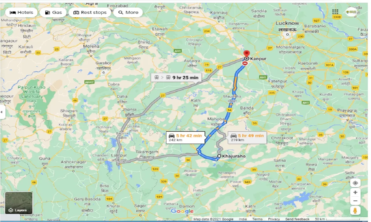 khajuraho-to-kanpur-round-trip