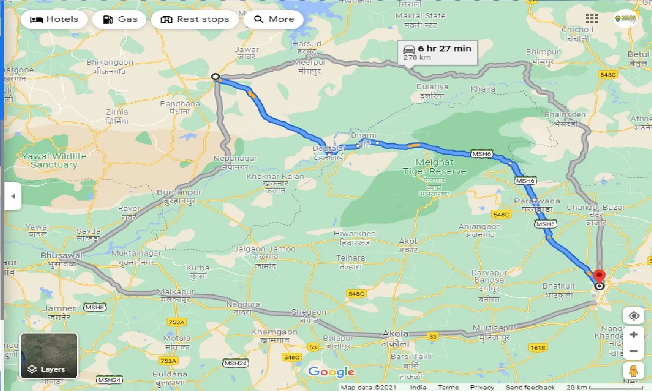 khandwa-to-amravati-round-trip