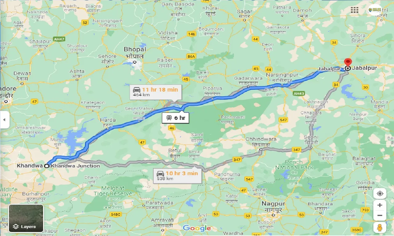 khandwa-to-jabalpur-round-trip