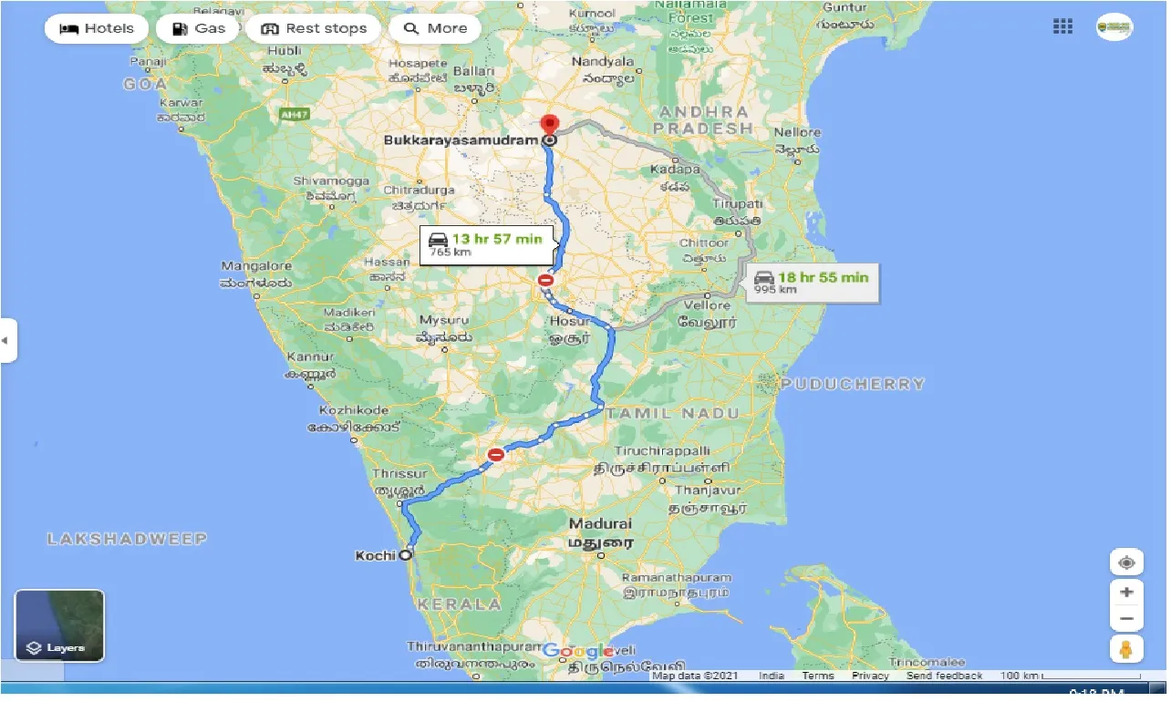 kochi-to-bukkaraya-samudram-round-trip