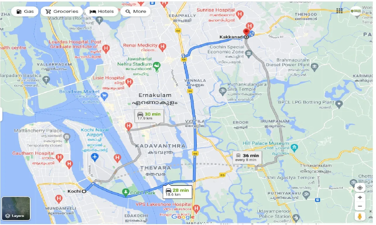 kochi-to-kakkanad-round-trip