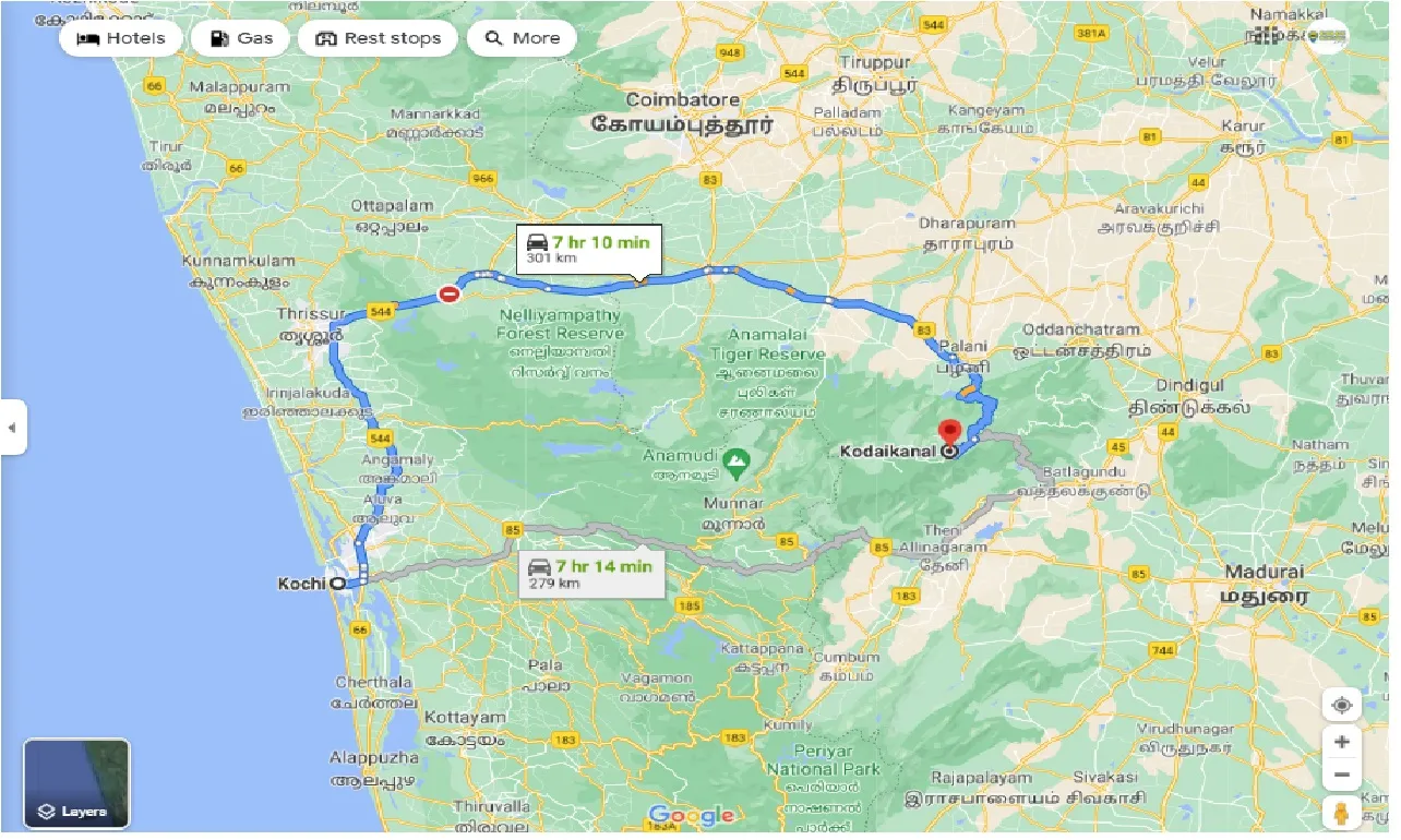 kochi-to-kodaikanal-one-way