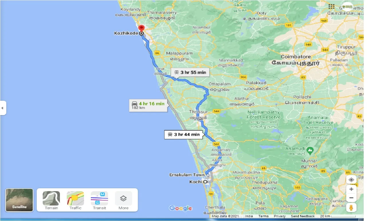 kochi-to-kozhikode-round-trip