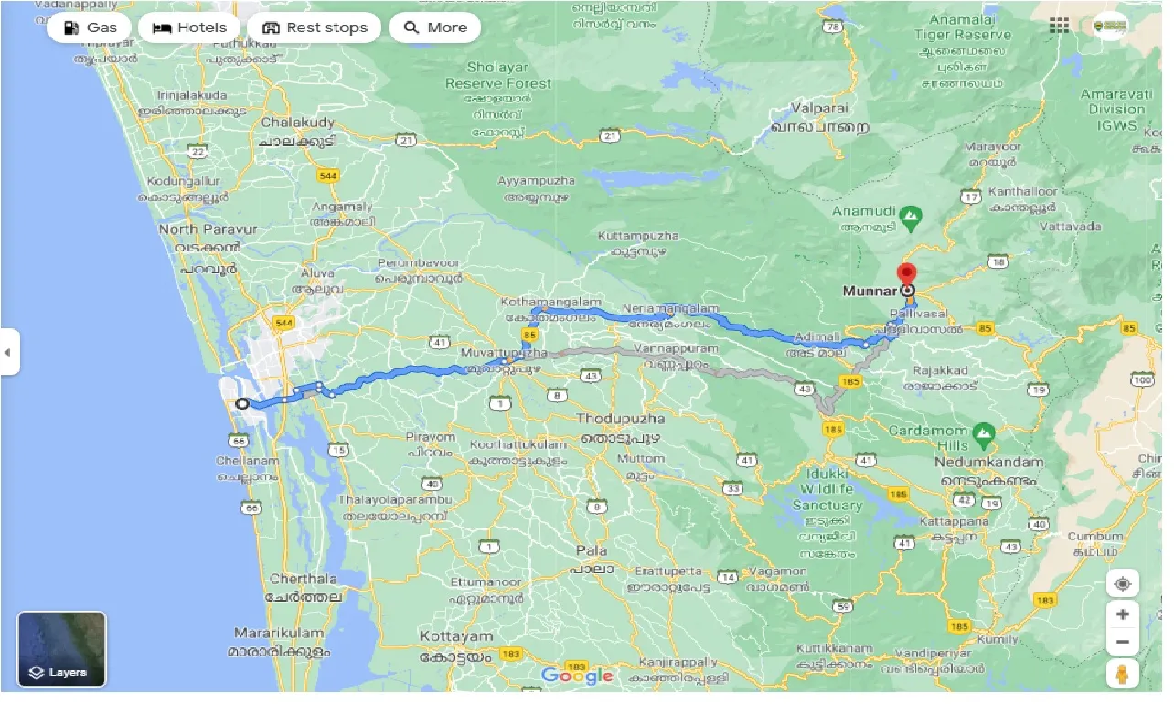 kochi-to-munnar-round-trip