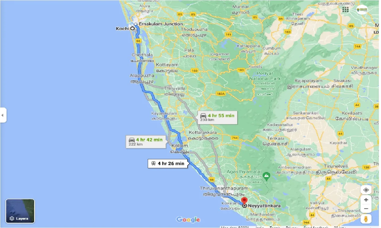 kochi-to-neyyattinkara-one-way