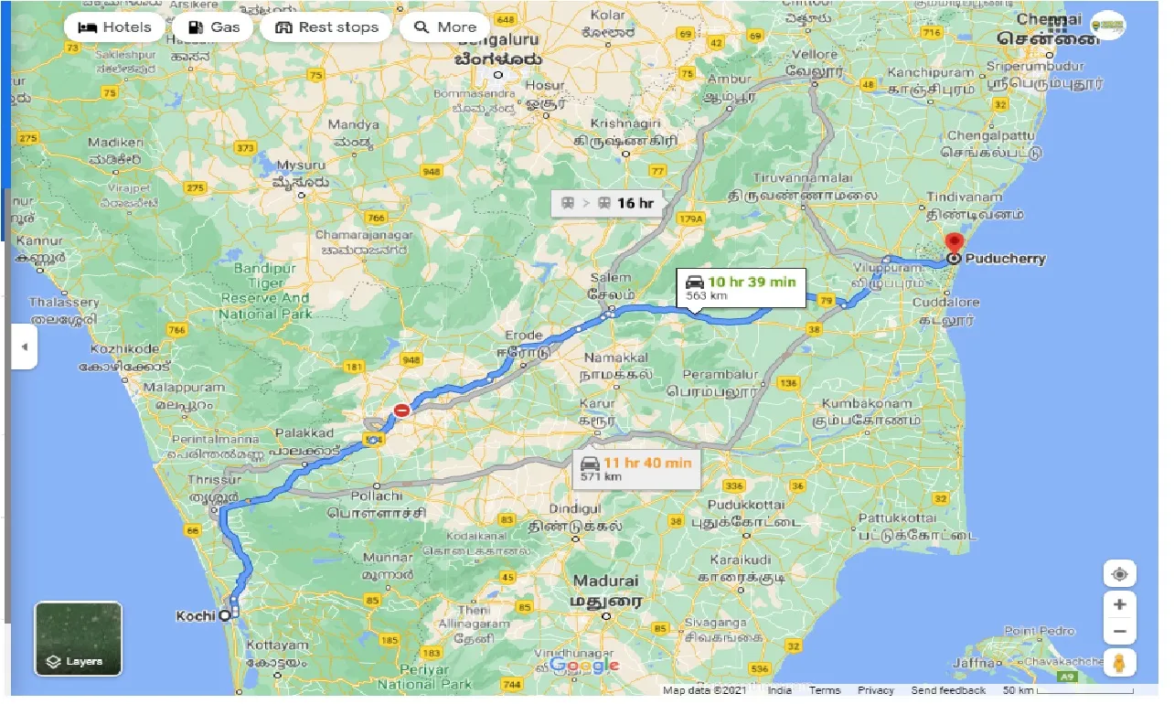 kochi-to-pondicherry-one-way
