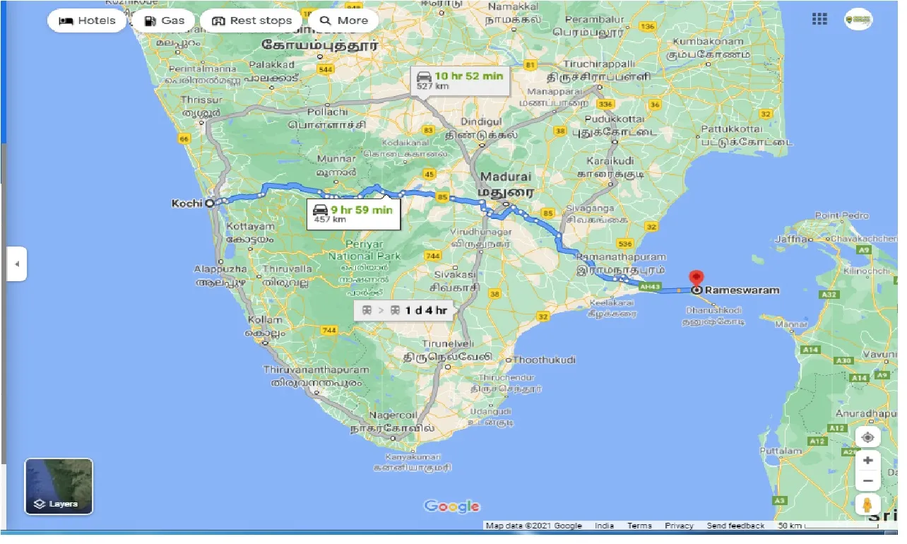 kochi-to-rameshwaram-round-trip