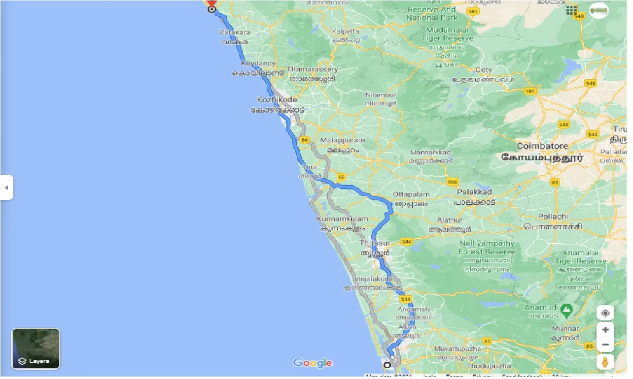 kochi-to-thalassery-one-way