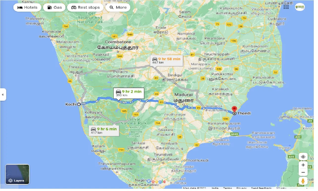 kochi-to-thondi-one-way