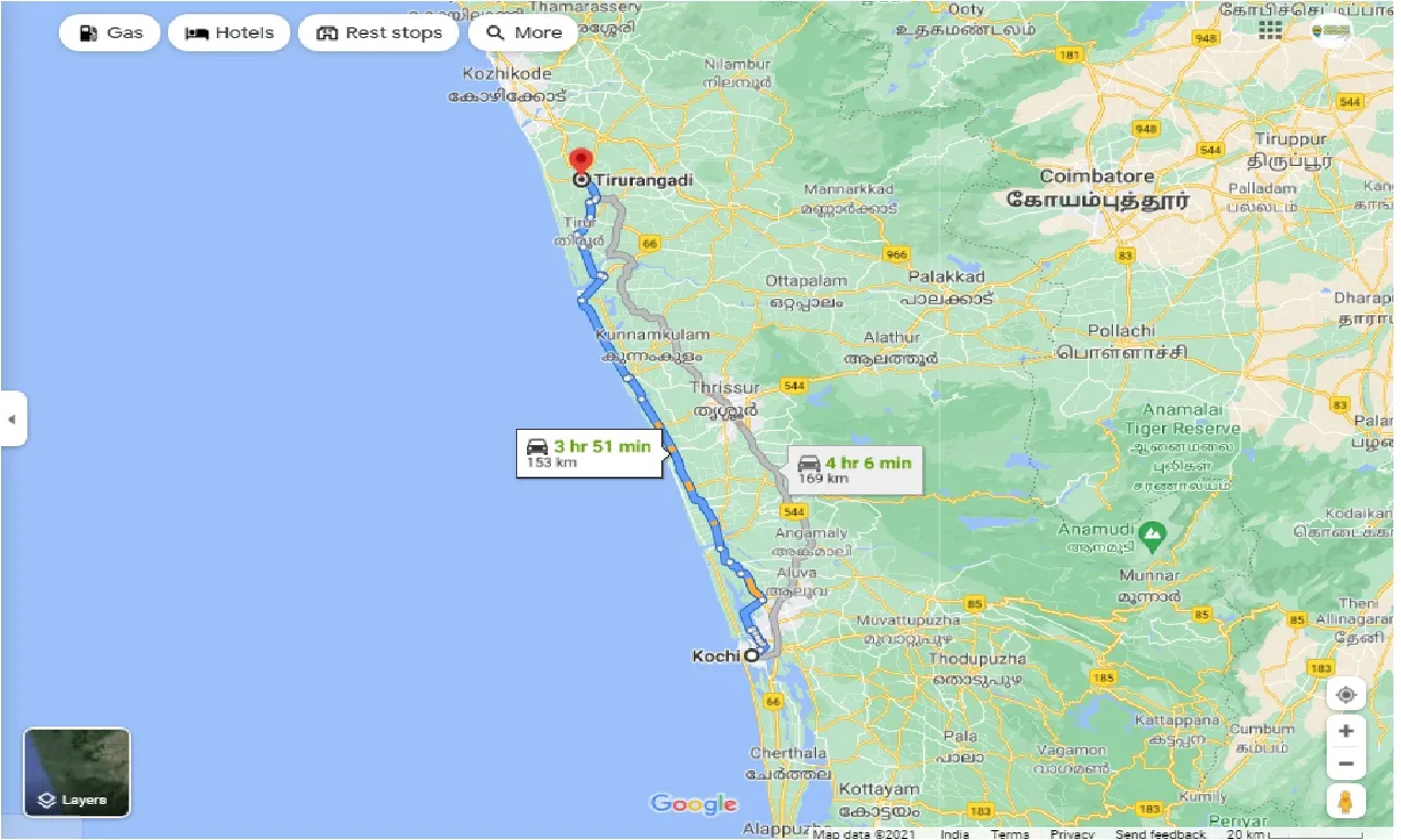 kochi-to-tirurangadi-one-way