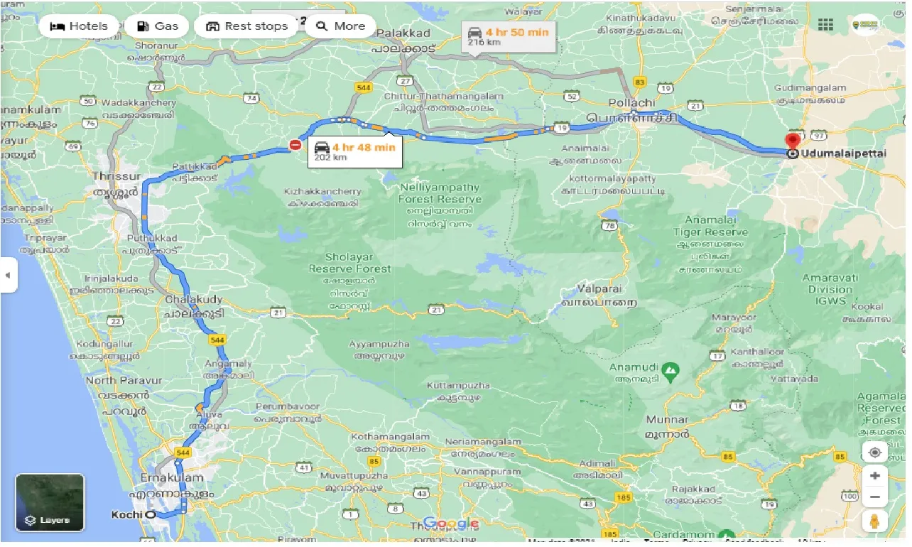 kochi-to-udumalaipettai-one-way