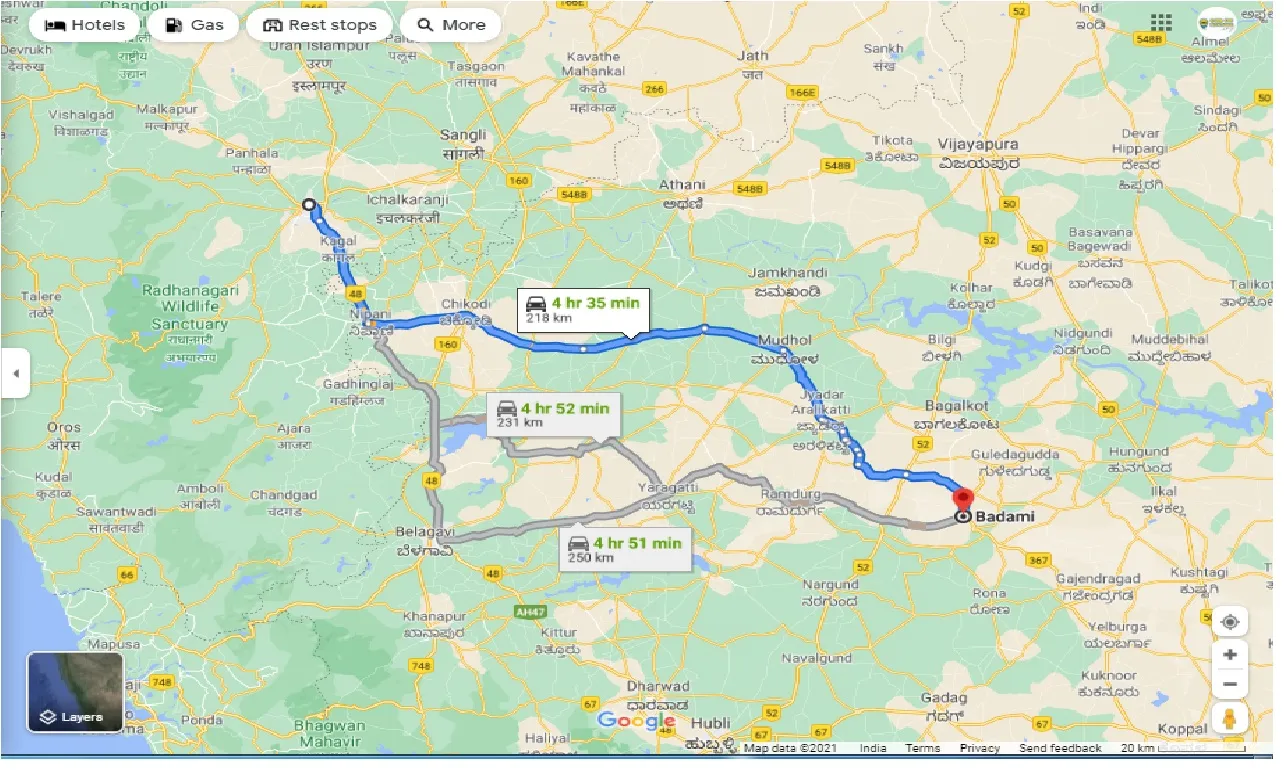 kolhapur-to-badami-round-trip