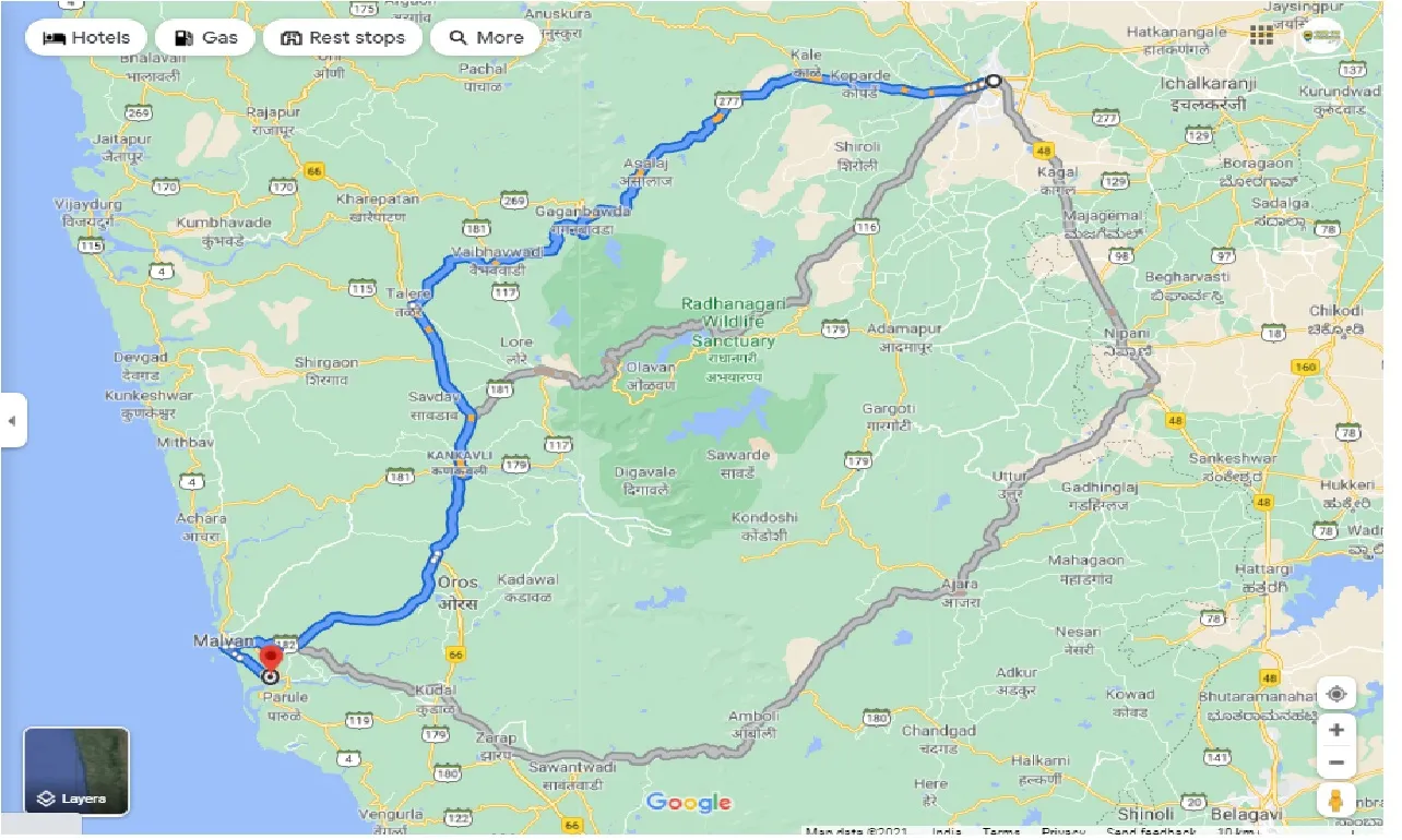 kolhapur-to-devbagh-outstation