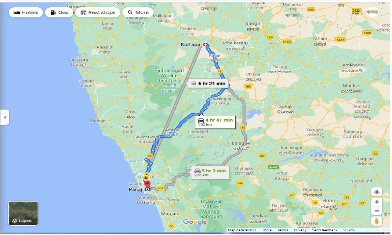 kolhapur-to-panjim-round-trip