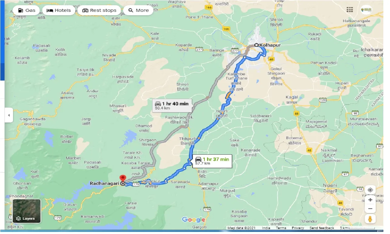 Kolhapur To Radhanagari Outstation kolhapur-to-radhanagari-outstation