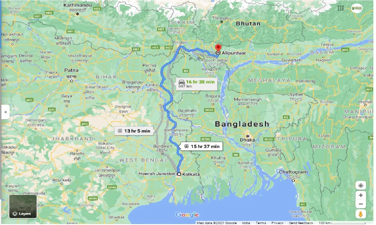 kolkata-to-alipurduar-round-trip