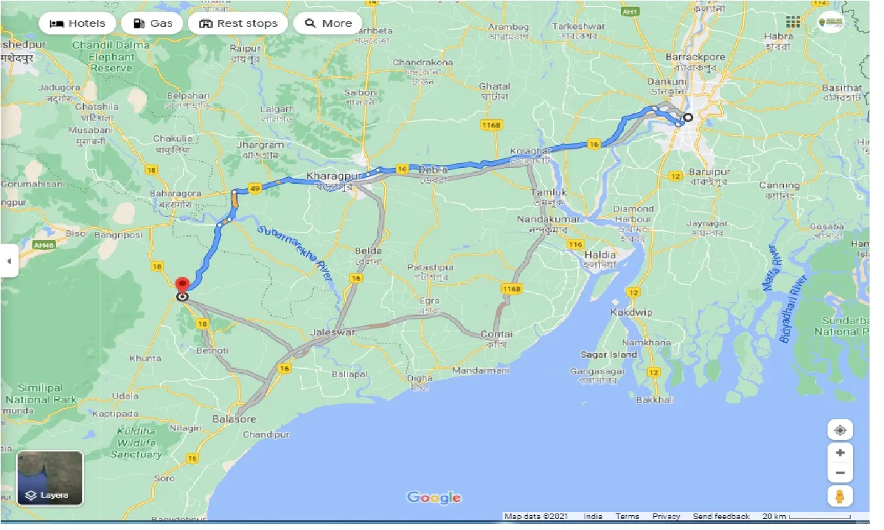 kolkata-to-baripada-round-trip