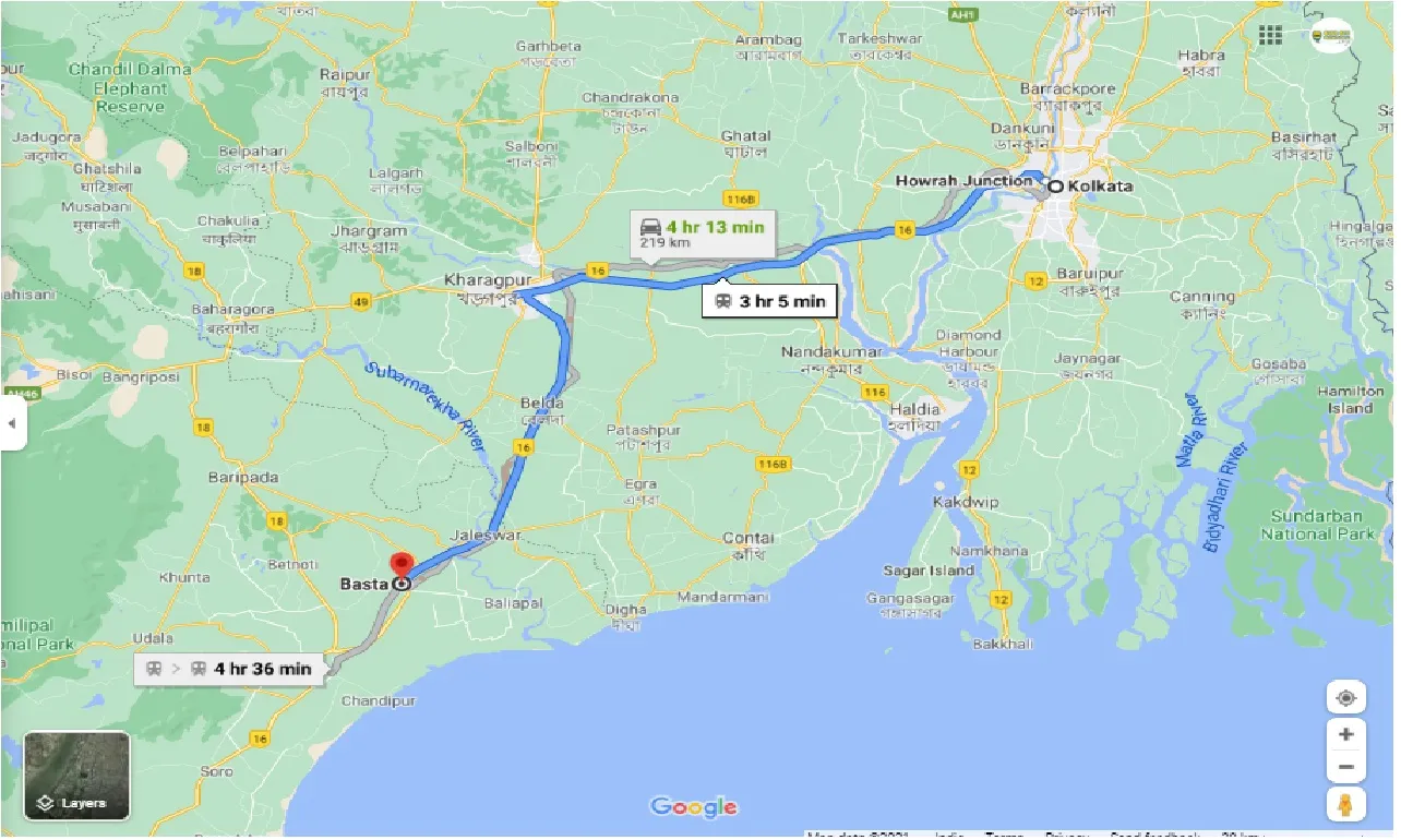 kolkata-to-basta-one-way