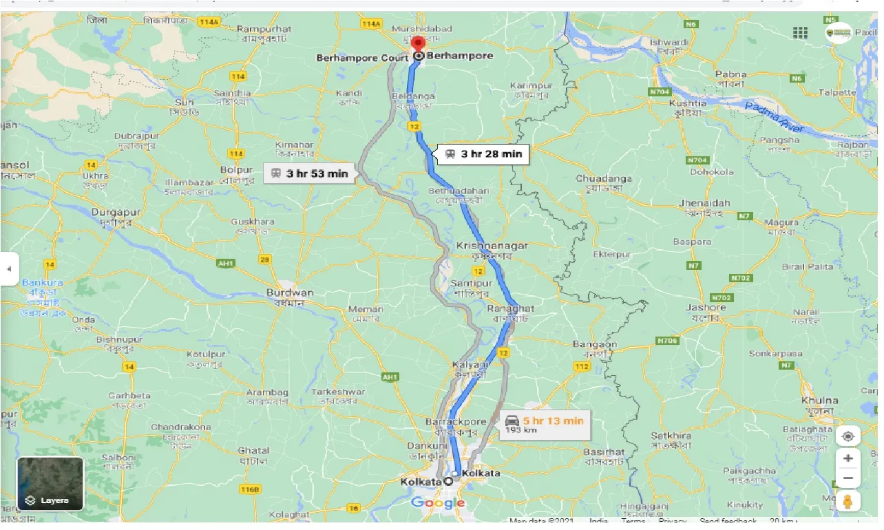 kolkata-to-berhampore-one-way