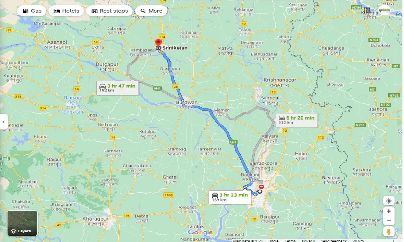 kolkata-to-bolpur-sriniketan-one-way
