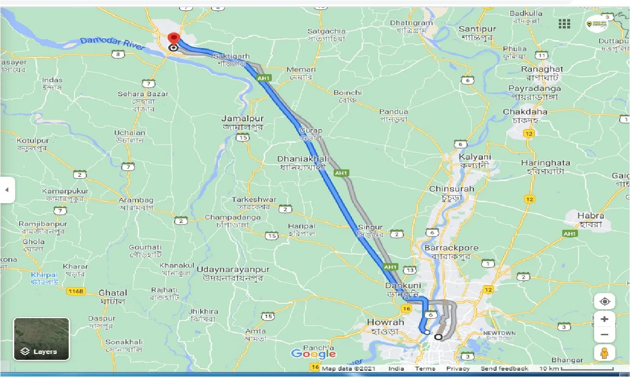 kolkata-to-burdwan-one-way
