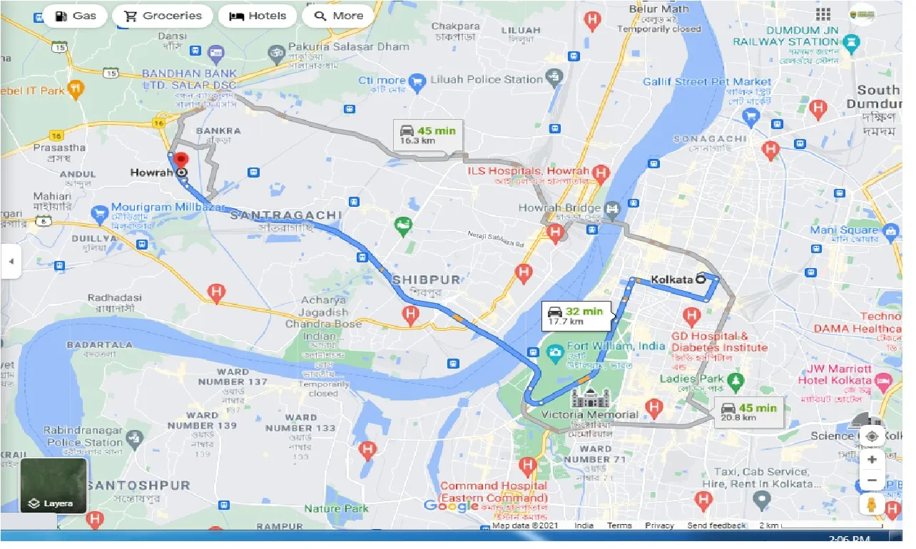 kolkata-to-howrah-round-trip