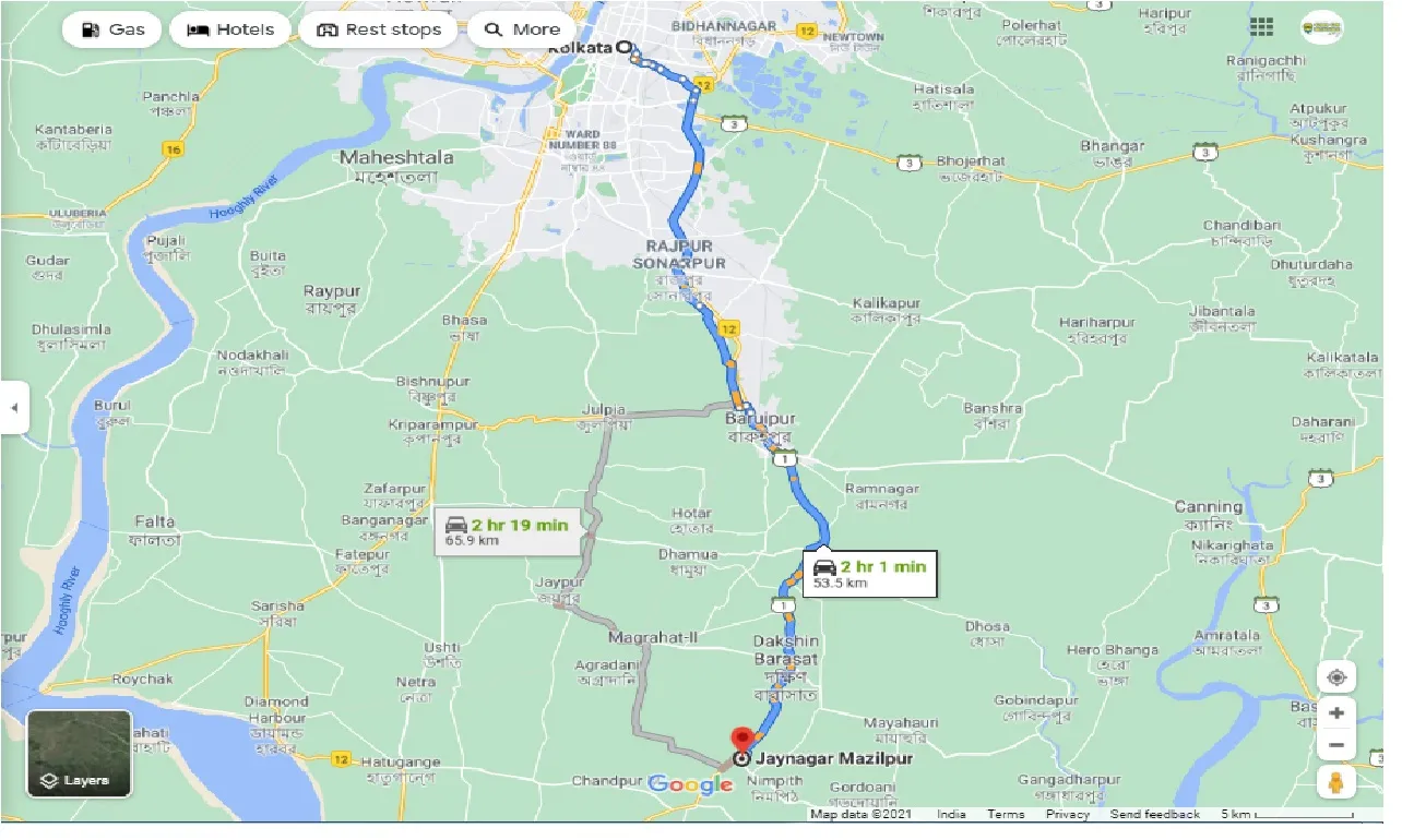 kolkata-to-jaynagar-mazilpur-one-way