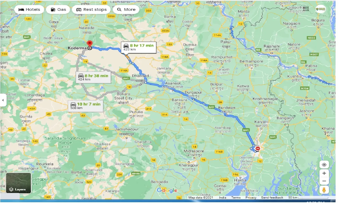 kolkata-to-koderma-round-trip