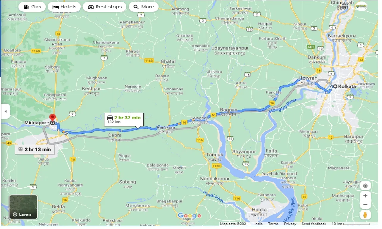 kolkata-to-medinipur-one-way