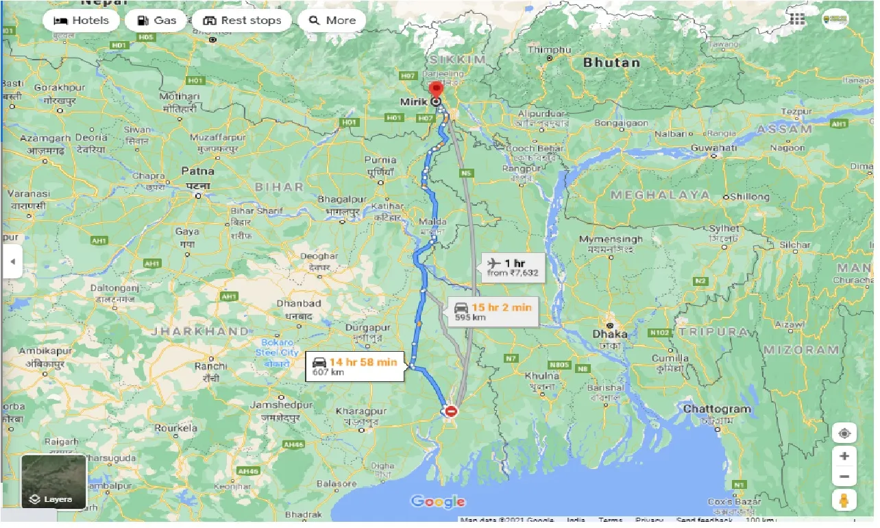 kolkata-to-mirik-round-trip