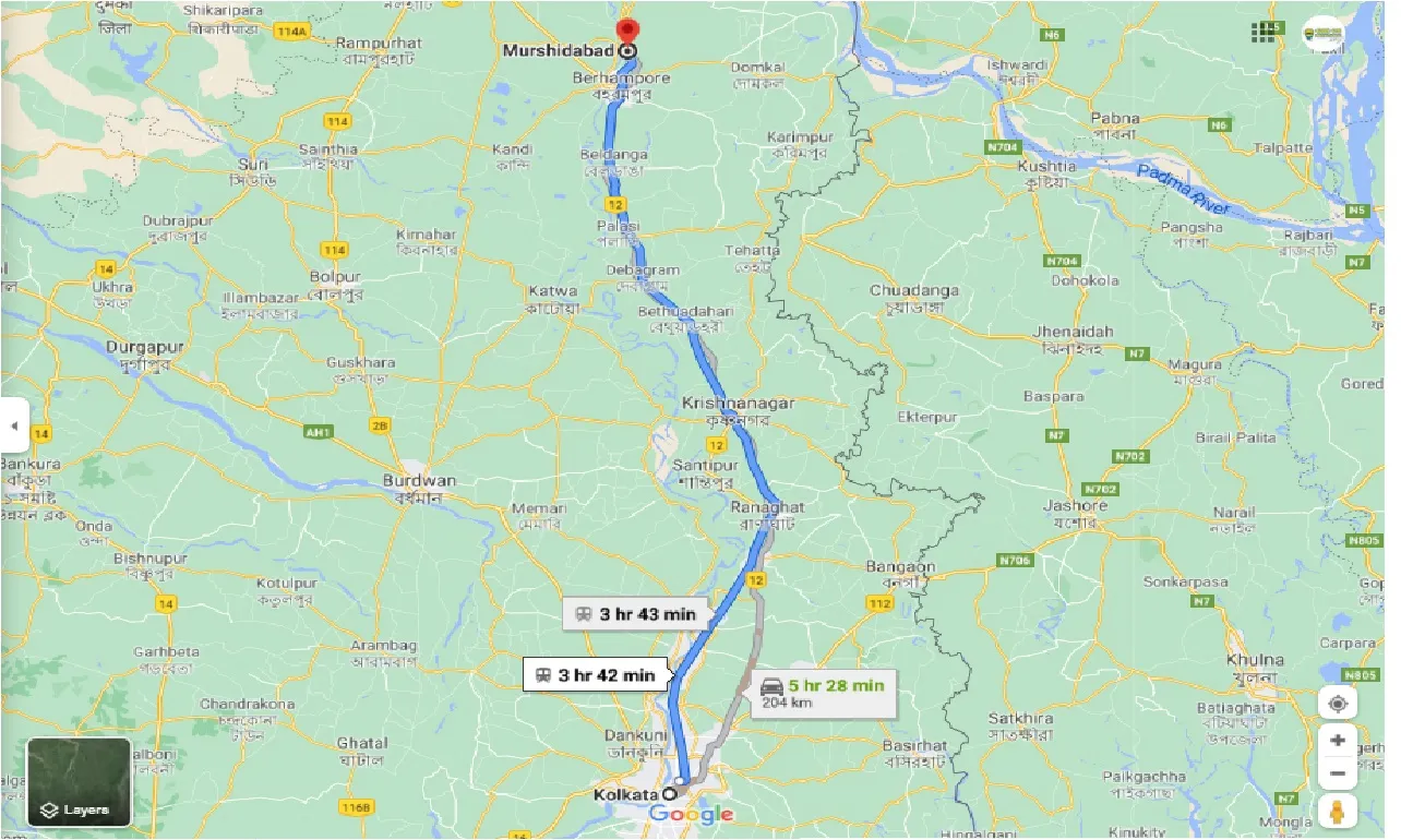 kolkata-to-murshidabad-one-way