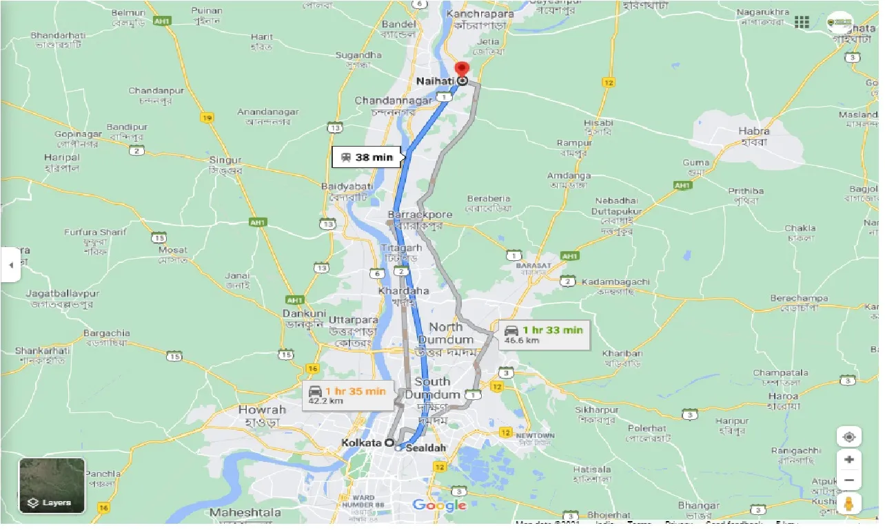 kolkata-to-naihati-round-trip