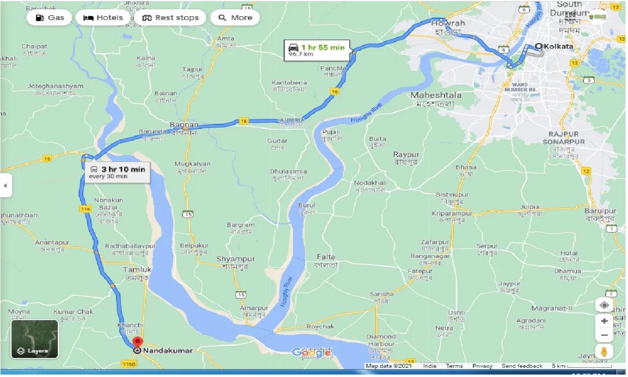 kolkata-to-nanda-kumar-one-way