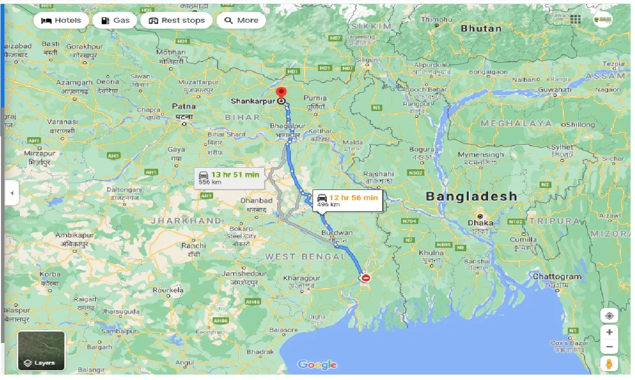 kolkata-to-shankarpur-bihar-round-trip