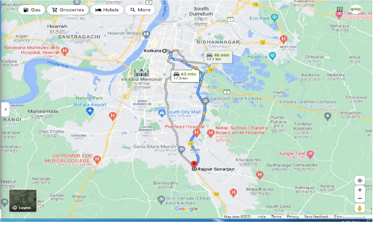 kolkata-to-sonarpur-one-way