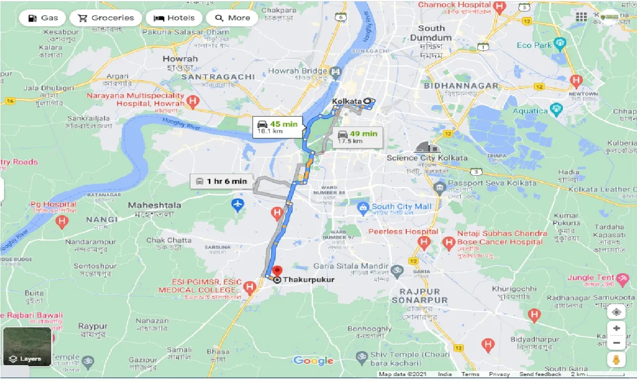 kolkata-to-thakurpukur-mahestola-round-trip