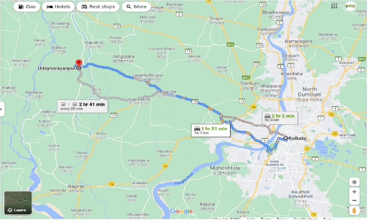 kolkata-to-udaynarayanpur-round-trip
