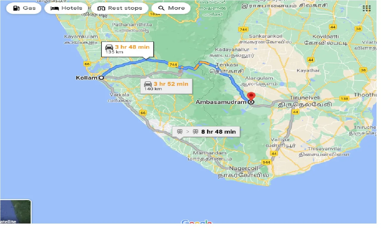 kollam-to-ambasamudram-taxi