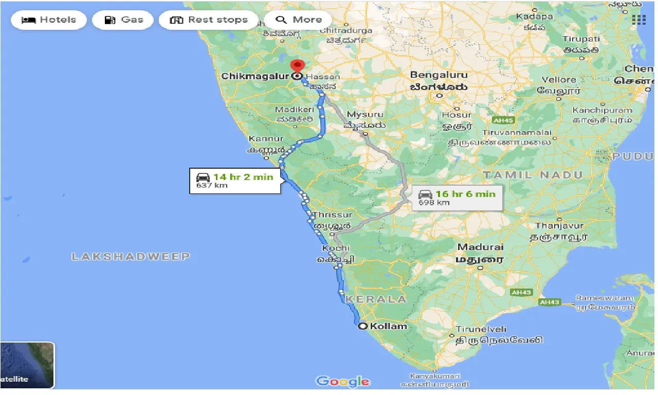 kollam-to-chikmagalur-one-way