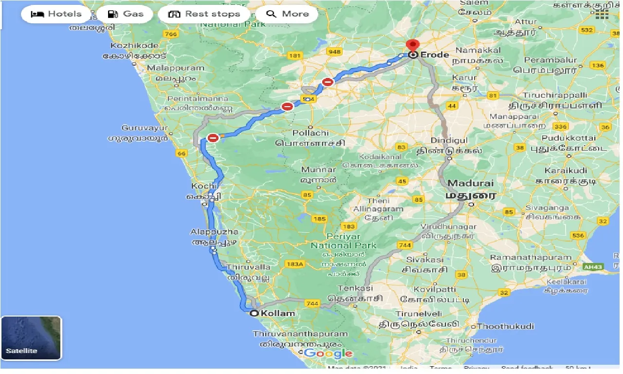 kollam-to-erode-taxi