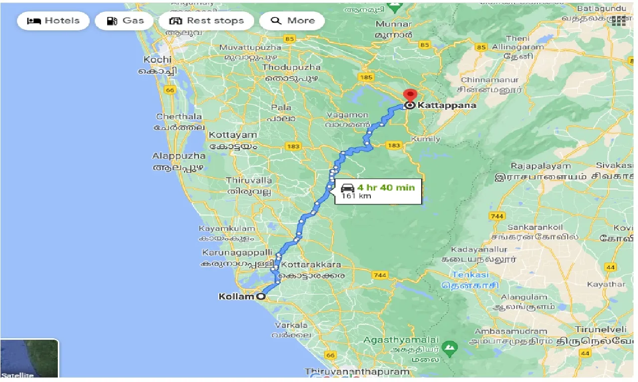 kollam-to-kattappana-one-way