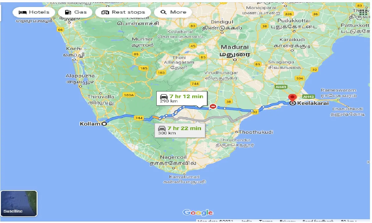kollam-to-keelakarai-taxi