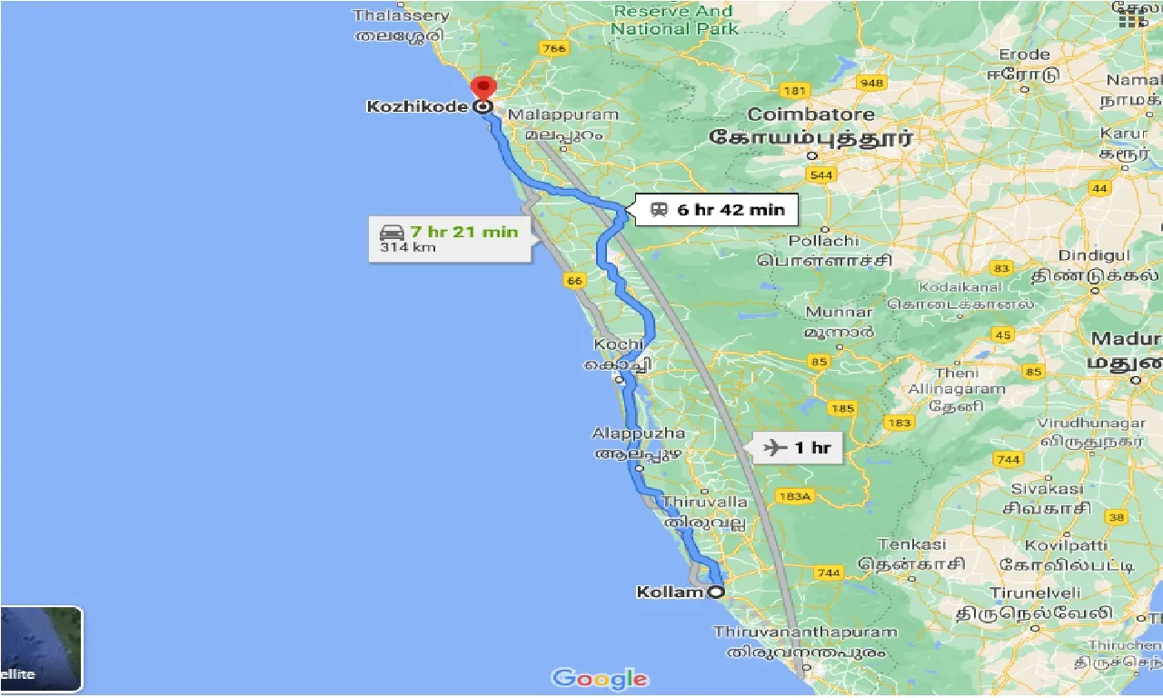 kollam-to-kozhikode-taxi