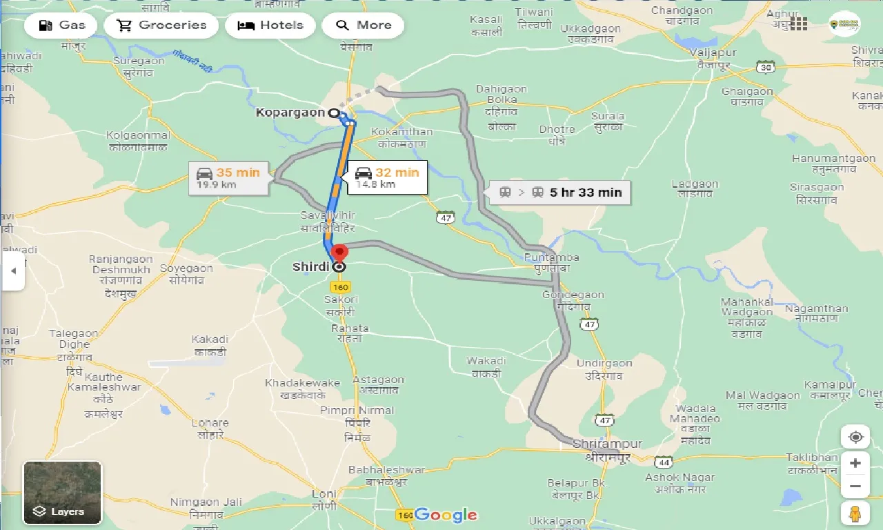 kopargaon-to-shirdi-one-way