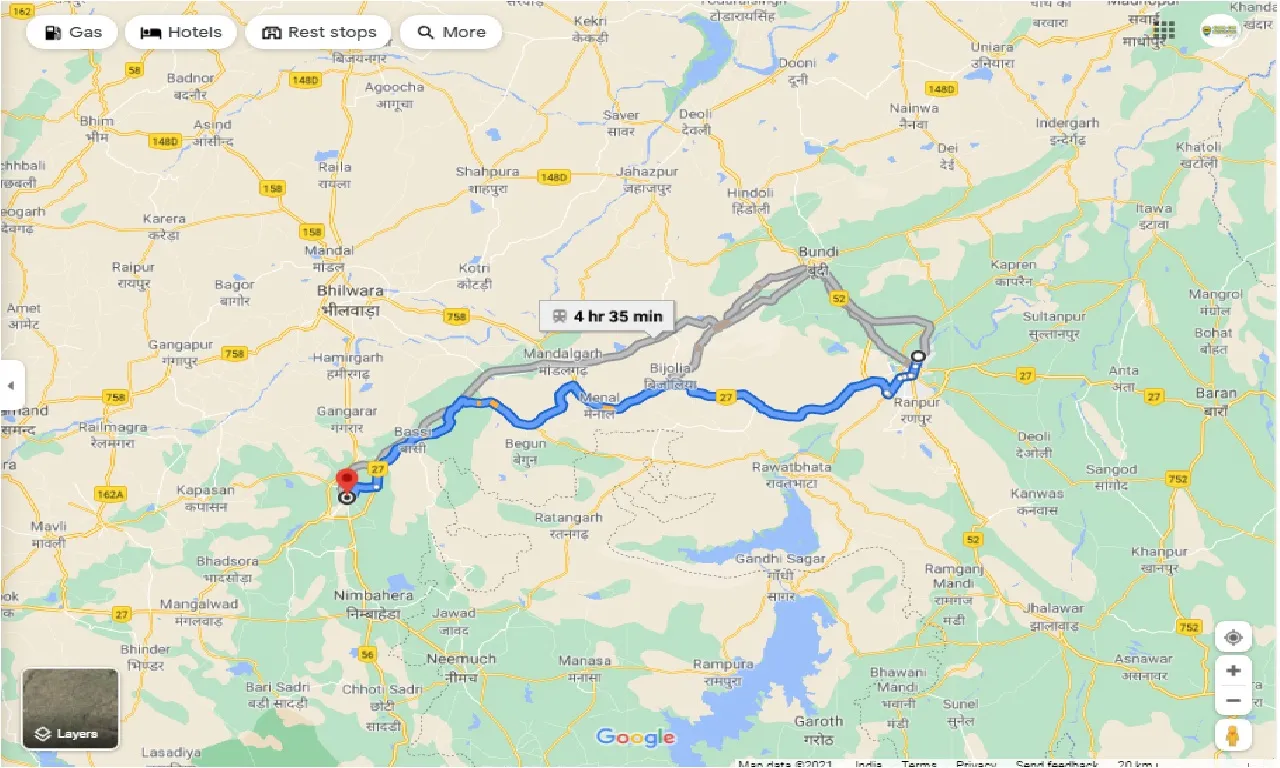 kota-to-chittorgarh-one-way