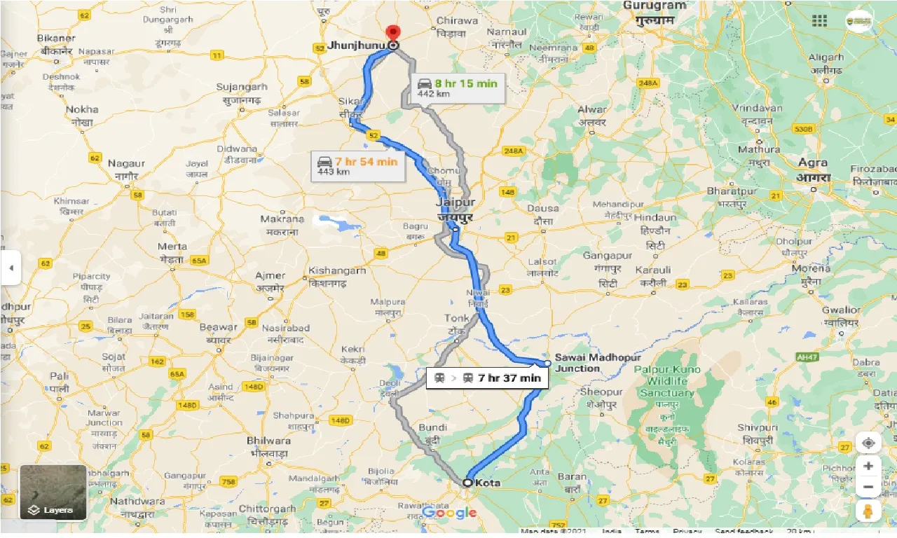 kota-to-jhunjhunu-round-trip