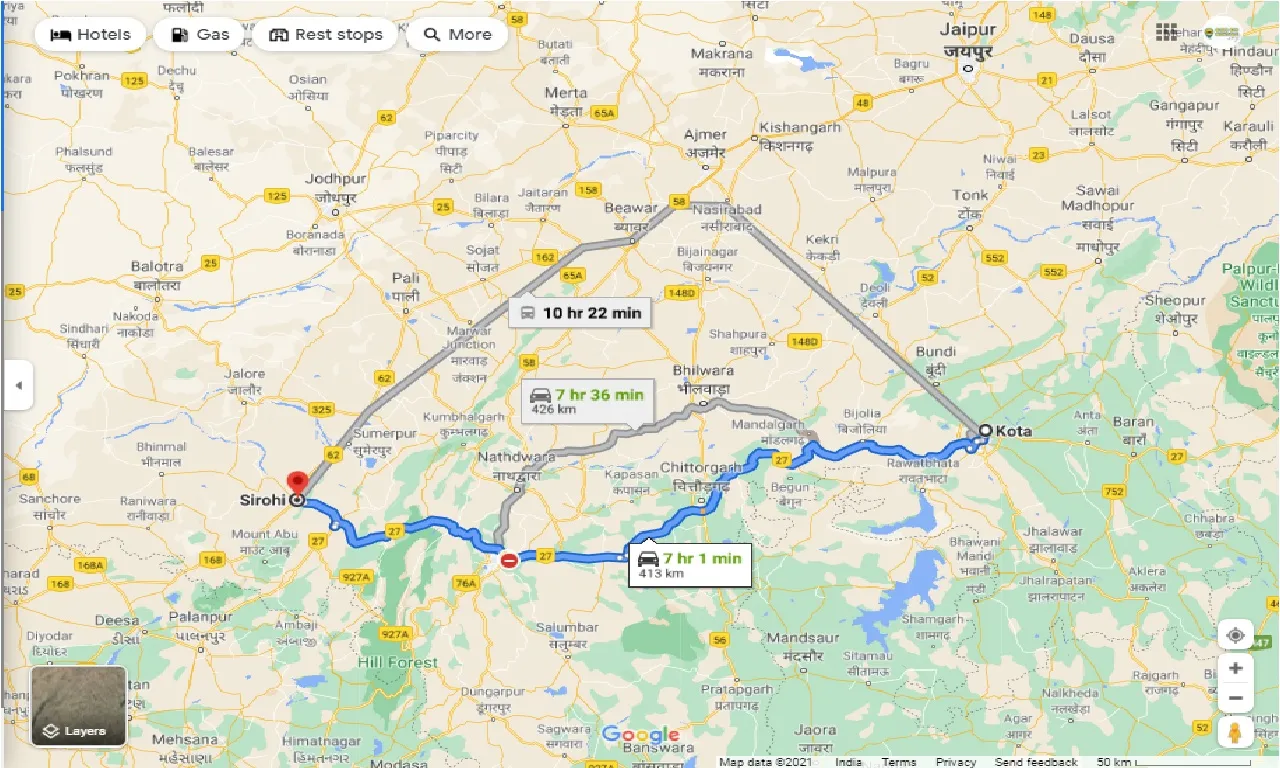 kota-to-sirohi-round-trip